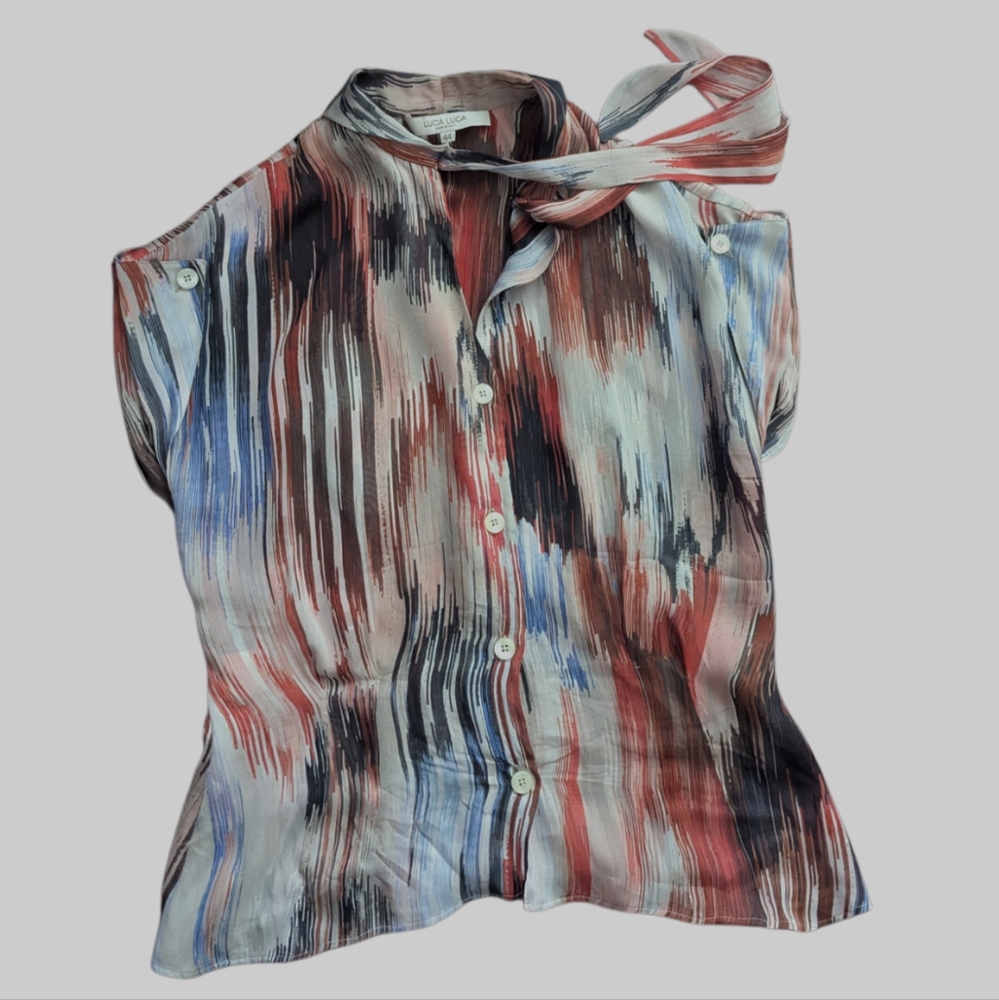 LUCA LUCA SILK SHIRT BLOUSE